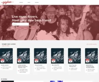 Giglist.com(Search 1000s of events) Screenshot