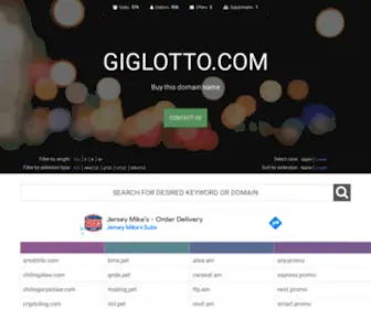 Giglotto.com(Giglotto) Screenshot