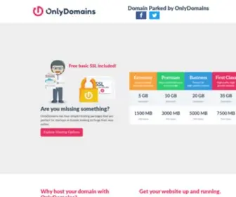 Gigme.co.nz(Domain parked by OnlyDomains) Screenshot