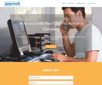 Gignook.com(Gig Nook) Screenshot