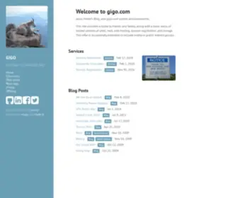 Gigo.com(Garbage In) Screenshot