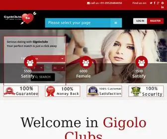 Gigoloclubs.com(Gigolo Club in Delhi) Screenshot