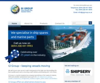 Gigroup.co.uk(GI Group) Screenshot