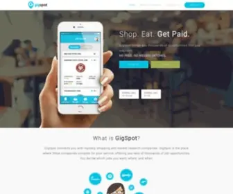 Gigspot.com(GigSpot) Screenshot