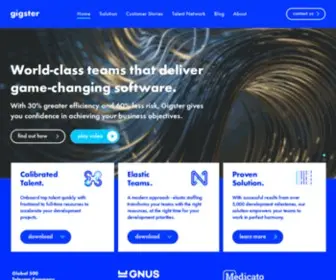 Gigster.com(Gigster connects businesses with top) Screenshot