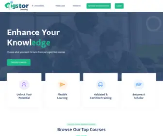 Gigstor.com(Gigstor Learning) Screenshot