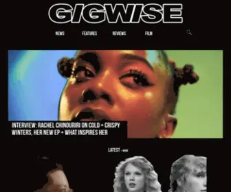 Gigwise.com(Reporting from beyond the barrier) Screenshot