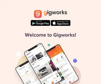 Gigworks.co(The Freelance Marketplace to Buy & Sell Services) Screenshot