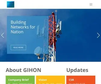 Gihon-Indonesia.com(Building Networks for Nation) Screenshot