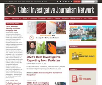 Gijn.org(Global Investigative Journalism Network) Screenshot