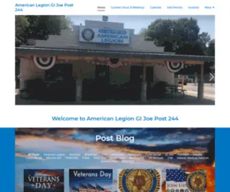 Gijoe244.org(American Legion GI Joe Post 244 in Jeffersontown) Screenshot