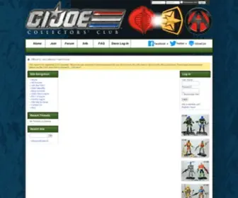 Gijoeclub.com(The Official G.I) Screenshot