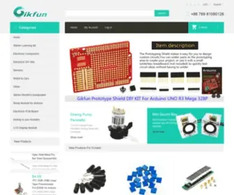 Gikfun.com(Gikfun Official Online Store (Arduino compatible product)) Screenshot