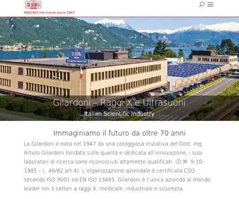 Gilardoni.it(Raggi X e Ultrasuoni) Screenshot