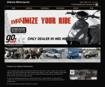 Gilbanemotorsports.com Screenshot