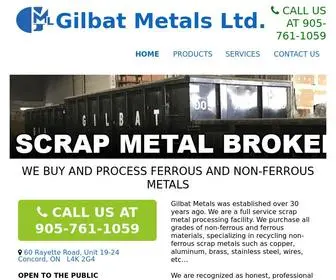 Gilbatmetals.com Screenshot