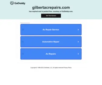 Gilbertacrepairs.com(Gilbertacrepairs) Screenshot