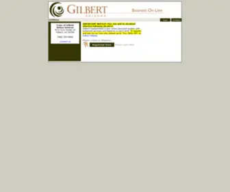 Gilbertaps.com(The page must be viewed over a secure channel) Screenshot