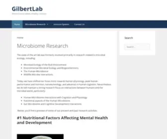 Gilbertlab.com(Microbiome Research) Screenshot