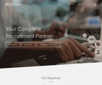 Gilbertmeher.com(Recruitment Experts in Health) Screenshot