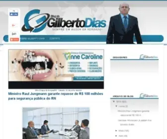 Gilbertodias.com.br(Blog do Gilberto Dias) Screenshot