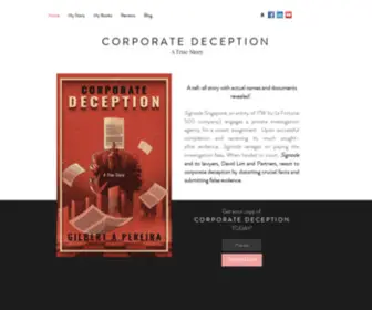 Gilbertpereira.com(Corporate Deception) Screenshot