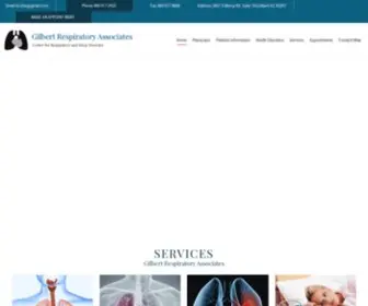 Gilbertrespiratory.com(Gilbert Respiratory Associates) Screenshot