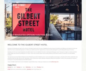 Gilbertsthotel.com.au(Adelaide Pub) Screenshot