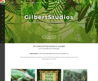 Gilbertstudios.com(San Diego Website Design) Screenshot