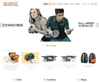 Gilberttabletennis.com(Gilbert Table Tennis Center) Screenshot