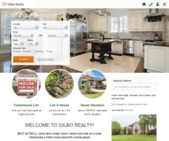 Gilborealty.com(Gilbo Realty) Screenshot