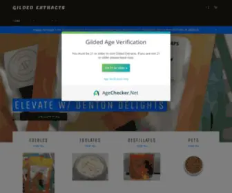 Gildedextracts.com(Gilded Extracts) Screenshot