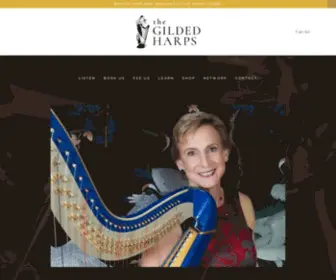 Gildedharps.com(The Gilded Harps) Screenshot