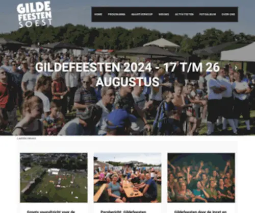 Gildefeesten.nl(Gildefeesten) Screenshot