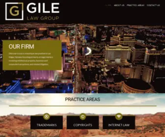 Gilelawgroup.com(Our Firm Gile Law Group) Screenshot