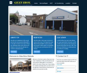 Gilesbros.co.uk(Giles Bros Garage in Kings Lynn Offering MOTs) Screenshot