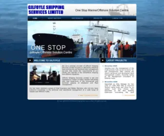 Gilfoyleshipping.services(Gilfoyle Shipping Services Limited) Screenshot