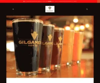 Gilgameshbrewing.com(Gilgamesh Brewing) Screenshot