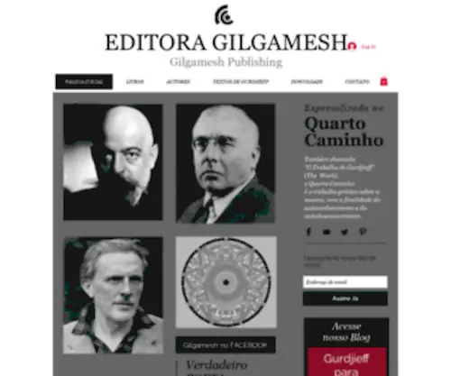 Gilgamesh.com.br(Gilgamesh Publishing) Screenshot