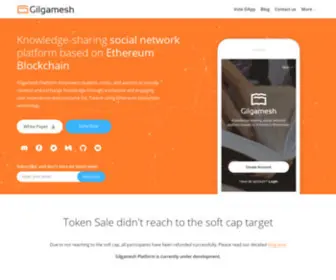 Gilgameshplatform.com(Gilgamesh Platform) Screenshot