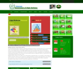 Gilgitbaltistan.gov.pk(Government of Gilgit) Screenshot