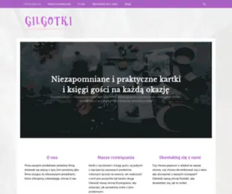 Gilgotki.com(DARMOWA KSIĘGA GOŚCI na stronę WWW) Screenshot