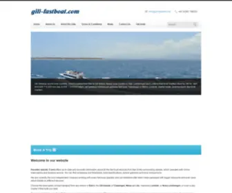 Gili-Fastboat.com(Home Gili Fast Boat) Screenshot