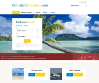 Gili-Islandtransfers.com(Gili Island Transfers) Screenshot