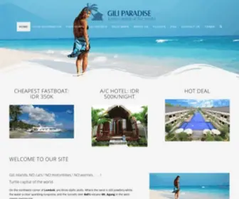Gili-Paradise.com(Gili) Screenshot