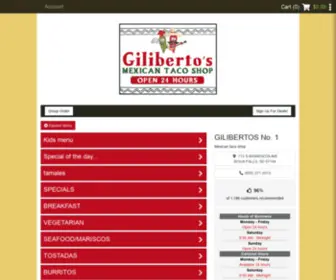 Gilibertos1.com(SIOUX FALLS) Screenshot