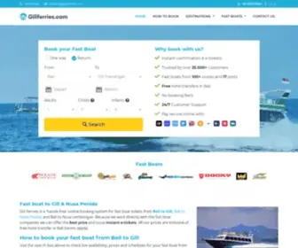 Giliferries.com(Fast boat from Bali to Gili and Nusa Penida) Screenshot