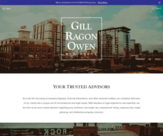 Gill-LAW.com(Gill Ragon Owen) Screenshot