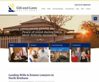 Gillandlane.com.au(Sandgate Lawyers) Screenshot