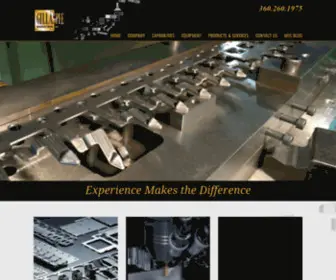 Gillaspiemfg.com(Precision Machining) Screenshot